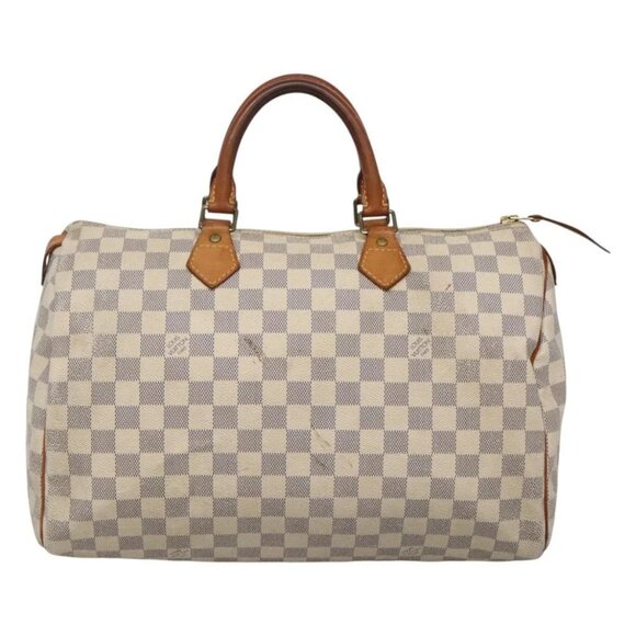 LOUIS VUITTON Damier Azur Speedy 35 Hand Bag - Picture 3 of 15